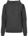 Dames Hoodie Basic Build Your Brand BB007 Charcoal